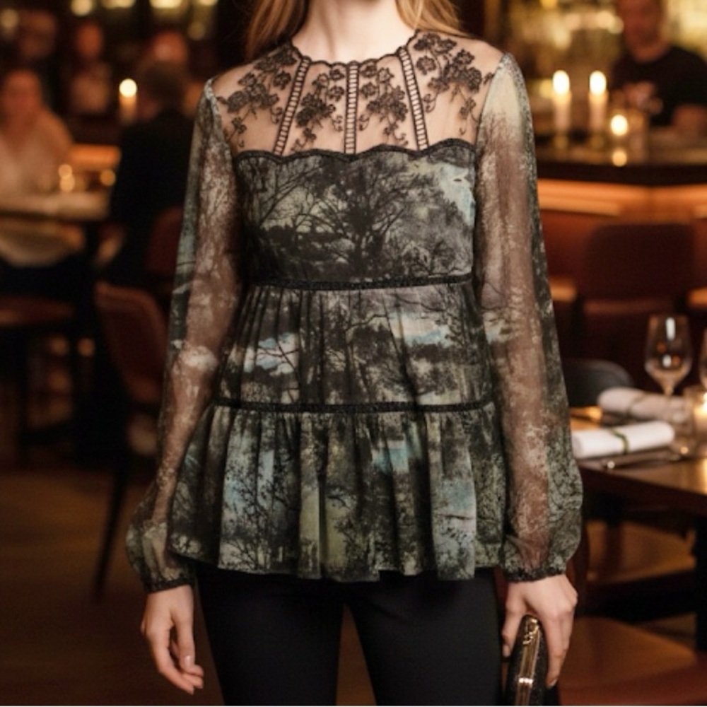 •nwt• RARE Anthro’s harlyn sigrid blouse